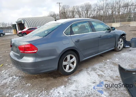 2012 Volkswagen Passat 2.5L Se from USA, damaged, VIN 1VWBP7A3XCC018592